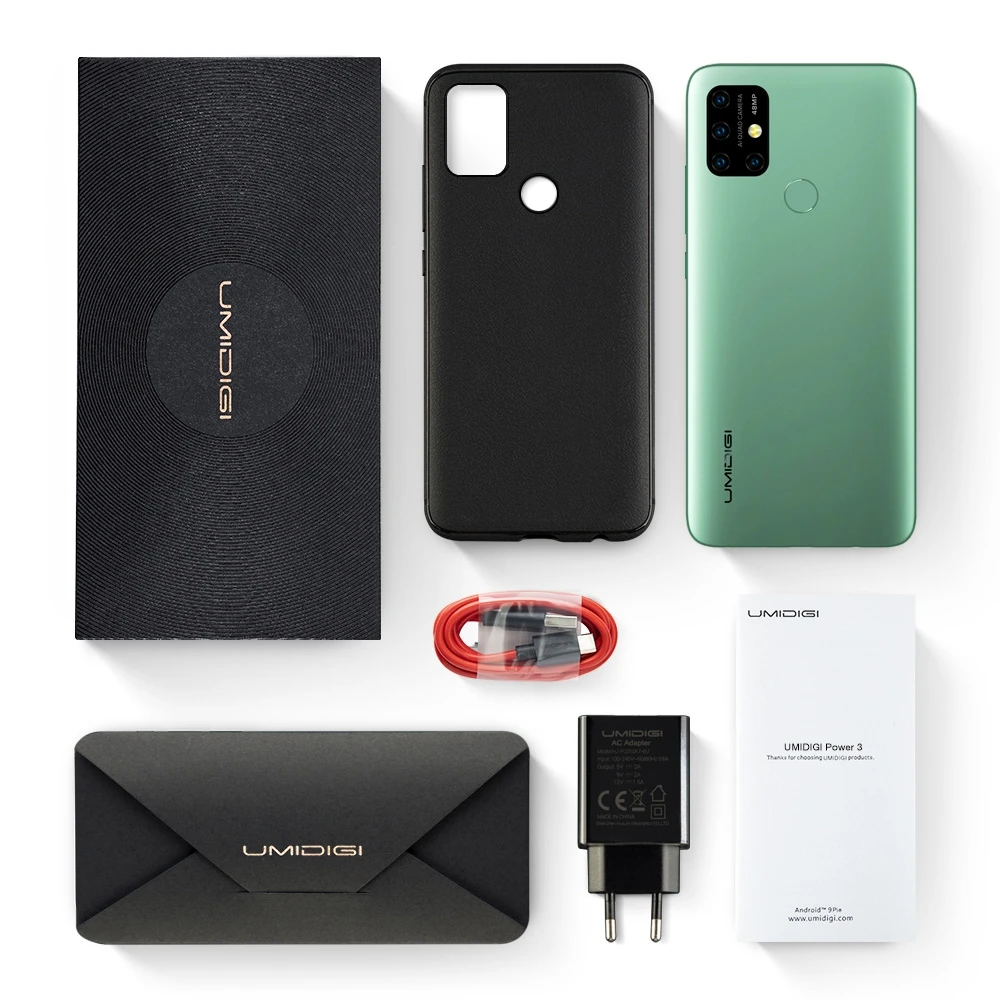 UMIDIGI power 3 Android 10 48MP Quad AI камера 6150mAh 6,5" FHD+ 4 Гб 64 Гб Helio P60 глобальная версия смартфон NFC Face ID NFC
