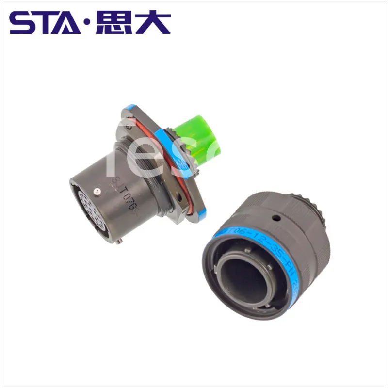 

Высококонтактные разъемы плотности 8LT серии MIL-DTL-38999 Series I воздушный военный круглый Электрический разъем