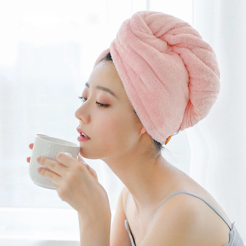 1 шт. микрофибра после душа для сушки волос обертка женщин и девушек Дамское