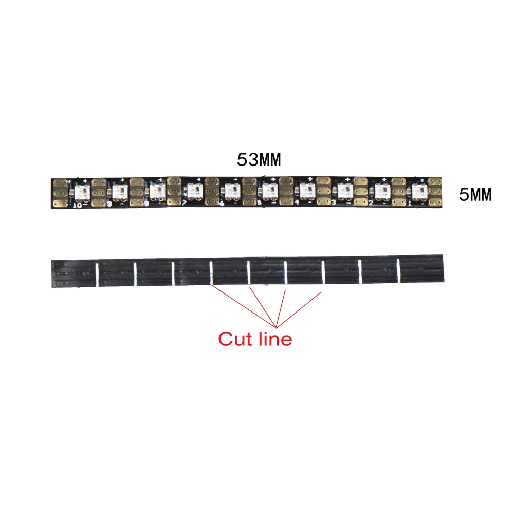 2020 Новый 200 шт. DC5V WS2812 светодиодный чип мини SMD прибор приемно Digital RGB полный цвет