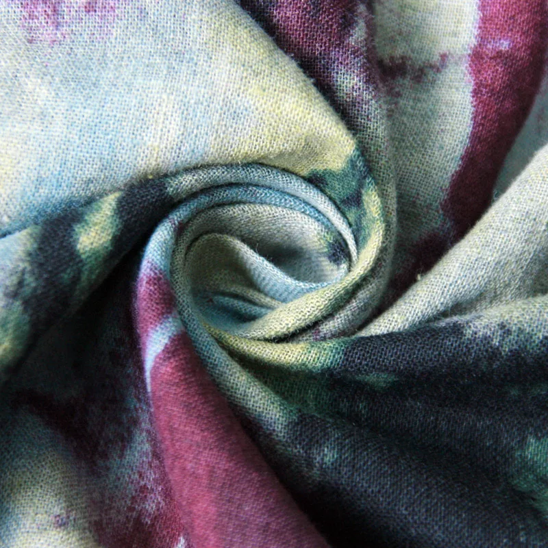 

Spring Fall Vintage Women Loose High Waisted Printed Floral Pattern Linen Dress , Autumn Female Woman Casual 3xl Pleated Dresses