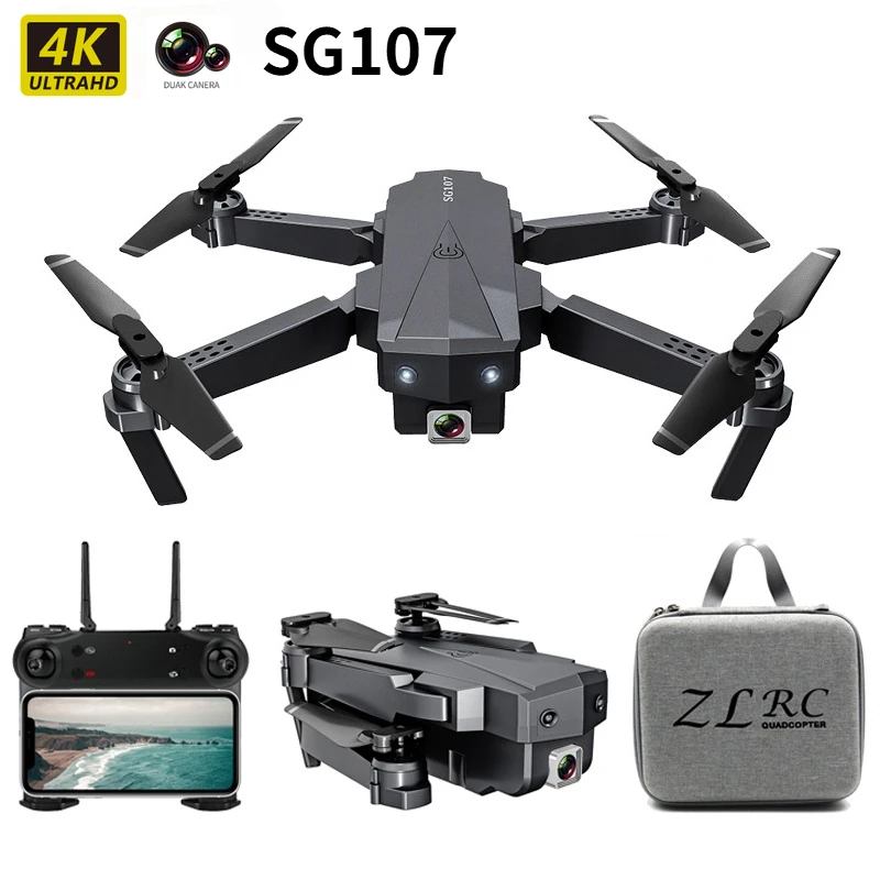 

2021 NEW SG107 Mini Drone 4K profesional FPV HD Dual Camera Quadcopter RC Helicopters plane toys ufo drone VS E58 E68