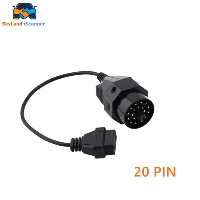 Новейший адаптер OBD II для BMW 20-контактный 16-контактный гнездовой разъем OBD2 полный