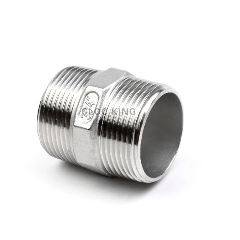 Соединитель муфты 1/8 &quot1/4" 3/8 &quot1/2" 1 &quot1-3/4" BSP с наружной резьбой SS304 из