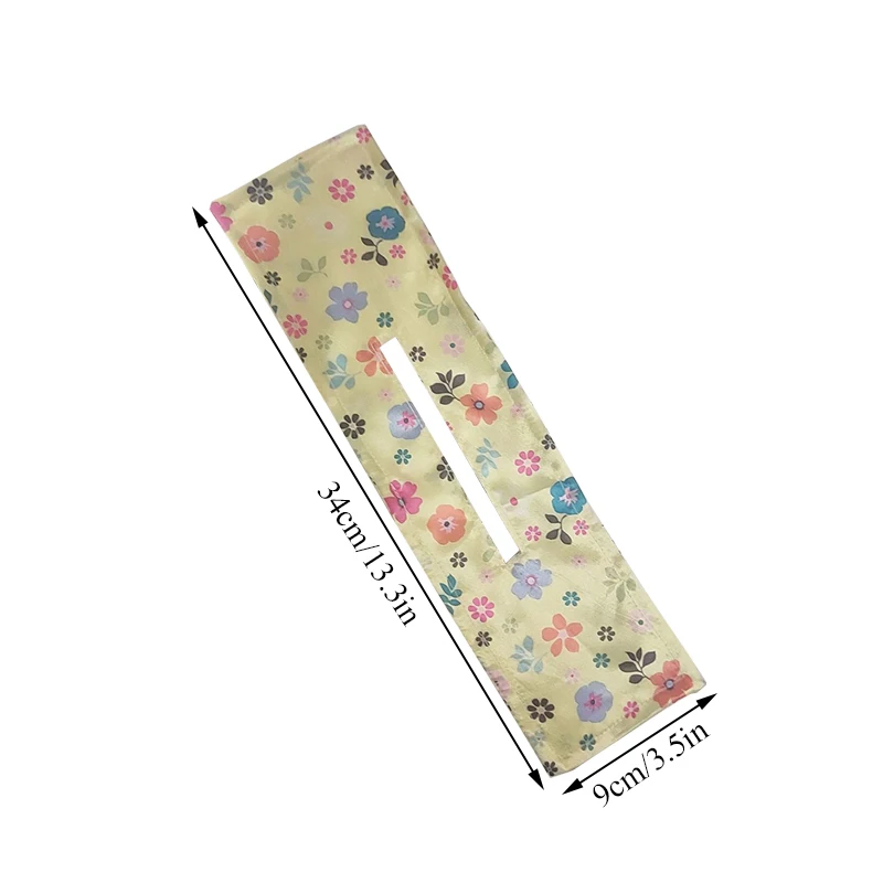 

Women Girls Printed Knotted Deft Bun Hair Bands Rope Headband Fashion Fabric Hair Clip Hair Making Tool Hair Accessories