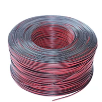 1 5m soft heat resistant red black silicone cable battery wire 20awg line 0 5 parallel line insulated strip extend power wires