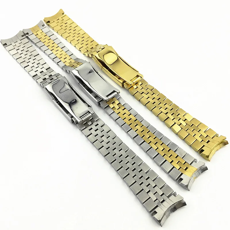20mm Stainless Steel Replacement Wrist Watch Band watchband Strap Bracelet Jubilee with Oyster Clasp For Rolex GMT Master II | Наручные