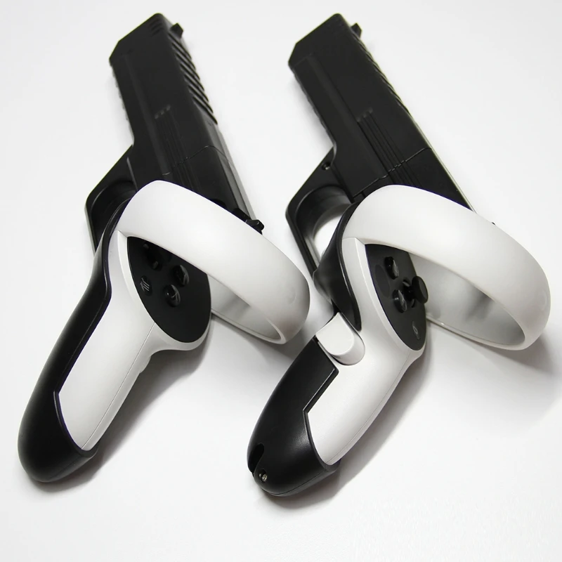 

VR Games Shooting Game Shell Left & Right Shooting Game Model for -Oculus Quest 2 Touch Controller Accessories