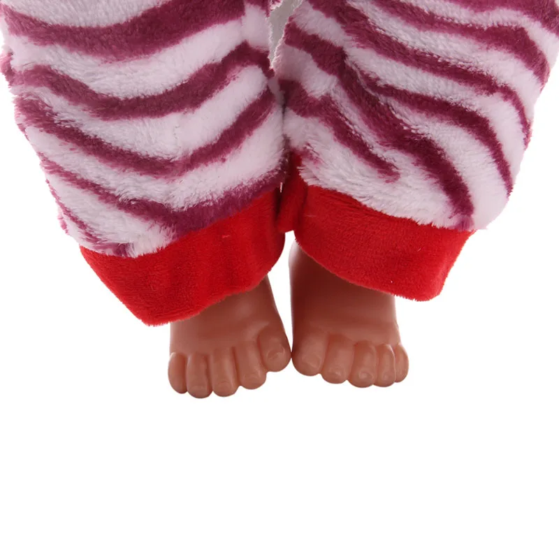 Набор плюшевой одежды + шапка талисман с тигровым узором для 18-дюймовой