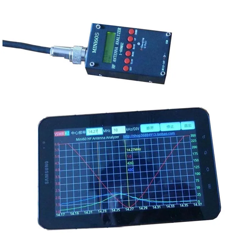 Новый Bluetooth Android verison MINI60S обновление для MINI60 1 60 МГц HF ANT SWR антенный