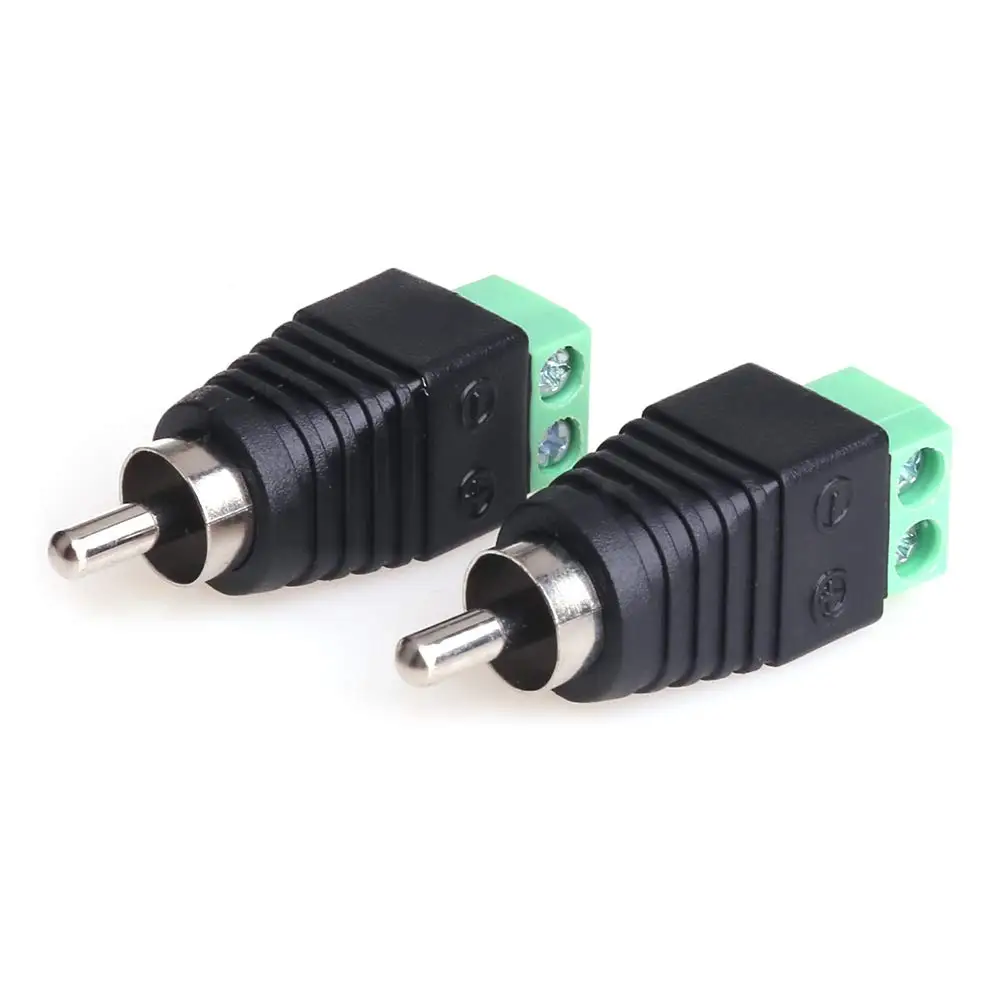 10 шт. BNC разъем JR R59 1 штекер RCA с аудио клеммный блок для системы