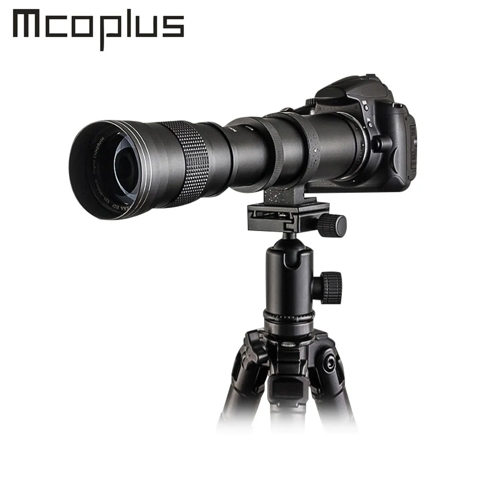 Увеличением фокусного расстояния Mcoplus 420 800 мм F8.3 16 супер телеобъектив ручной зум