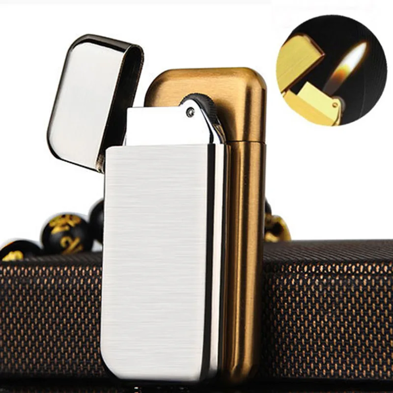 

Grinding Wheel Metal Creative Inflatable Lighter Creative Open Flame Lighter Cigarette Accessories Gas Lighter Mini Lighter