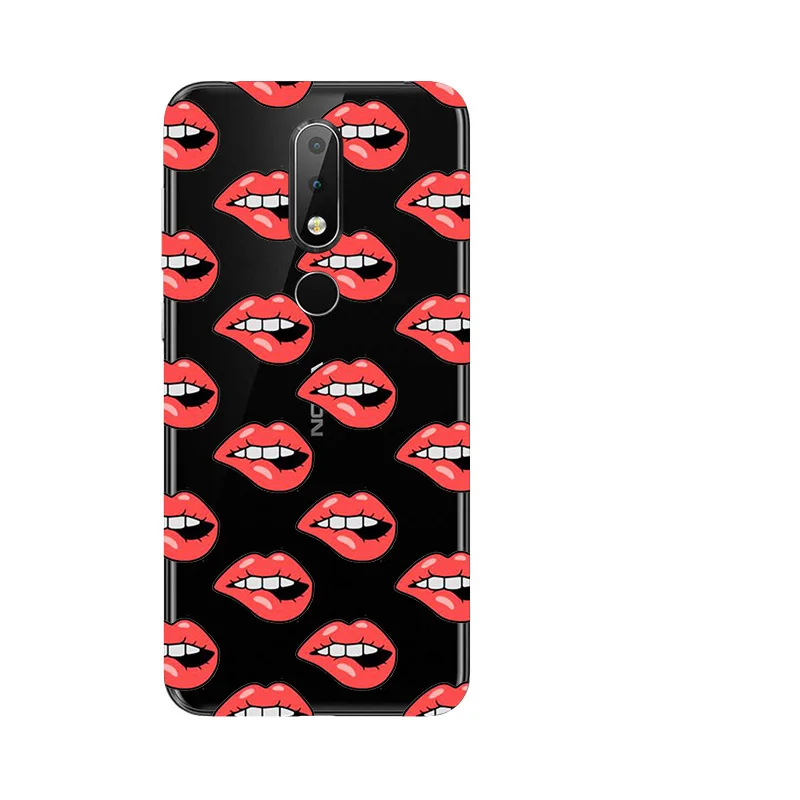 Чехлы для Nokia X6 2018 полная защита мягкая задняя крышка из ТПУ чехол телефона TA-1099