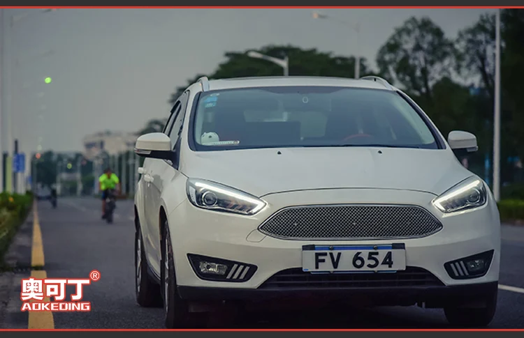 Фара для автомобиля Ford Focus 4- фокус головной светильник s противотуманный светильник дневной ходовой светильник DRL H7 светодиодный Биксеноновая лампа автомобильные аксессуары