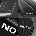 10 шт., алюминиевые 3D-наклейки на колонки Nissan NOTE E11 E12