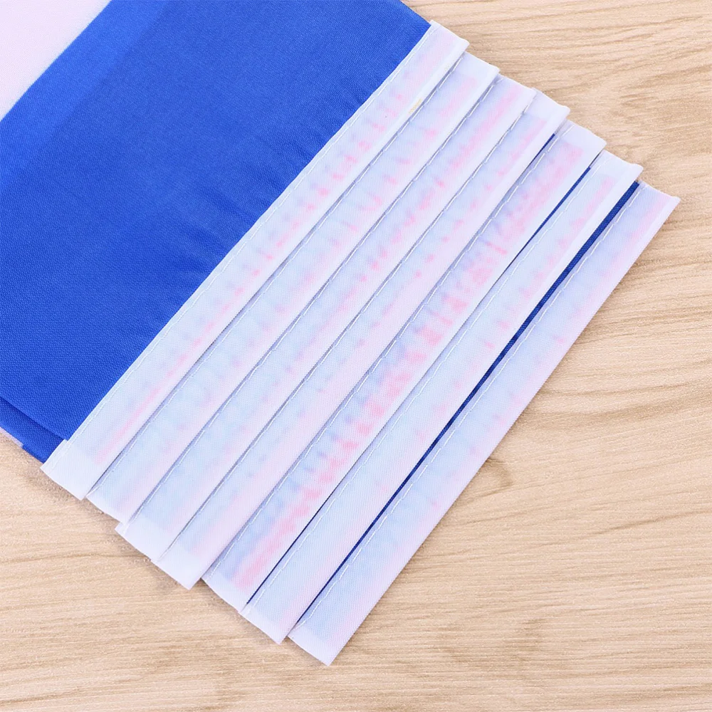 

10pcs France Hand Held Flags Mini French National Country Hand Flag 14x21cm (Gold White Stick)