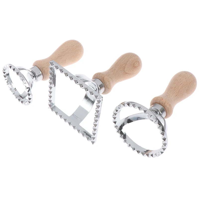 

1pc Stainless steel Dumpling Embossing Machine Pasta Hand-Cutting Machine Embossed With cuisine gadget mutfak kitchenware