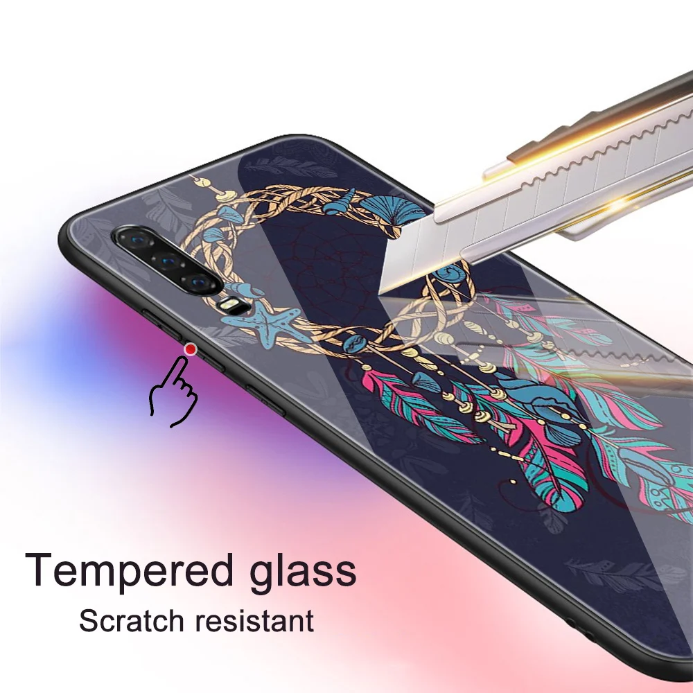 

Rainbow Case for Huawei P30 P20 P40 Lite Pro P Smart Plus 2019 Honor 30 20 10 Pro Mate 40 30 20 Lite Pro Glass Phone Cases Funda