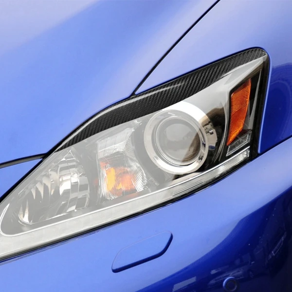 

Carbon Fiber Style Headlight Eyebrow Eyelid Cover Trim Fit for Lexus IS250 IS300 2006-2012 Car-Styling Accessories