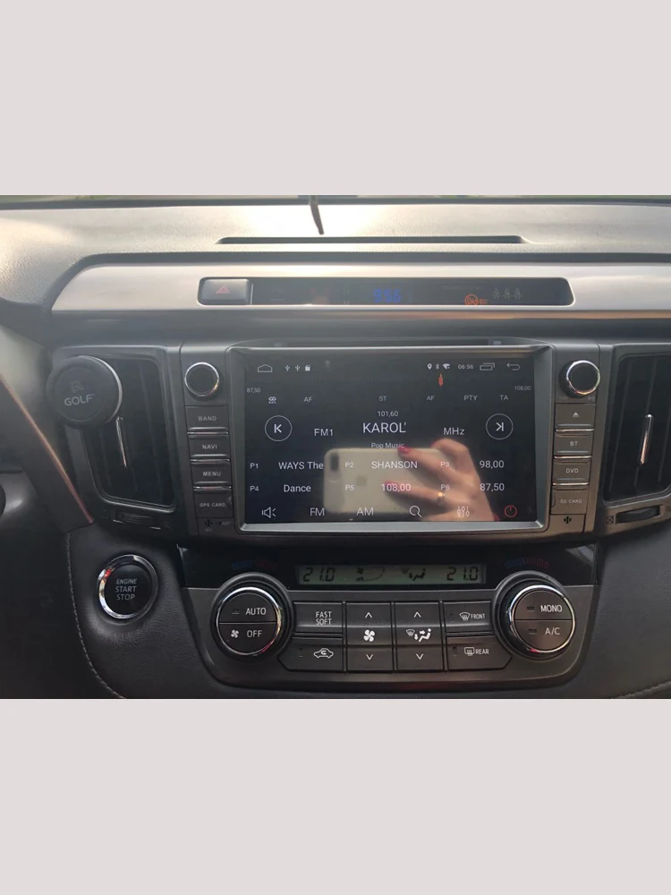 Автомобильный мультимедийный плеер автомагнитола на android 10 с gps Навигатором Wi Fi