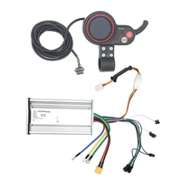 yunli 60v 45a controller for dual motors 3200w 5600w 6000w electric scooter accelerator lh 100 display