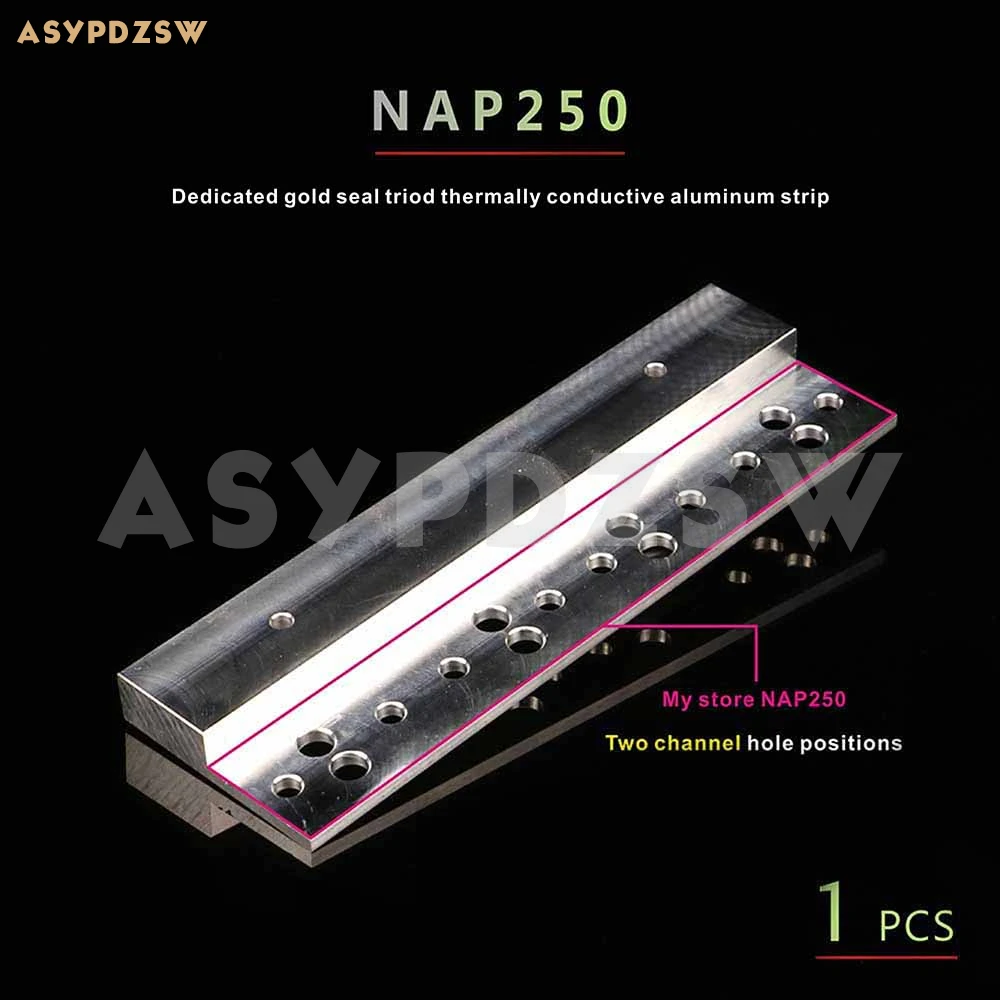 

Усилитель NAP250, предназначенный для золотого уплотнения, triod, Теплопроводящая алюминиевая полоса, длина 190 мм * 6*13.6, алюминиевый радиатор