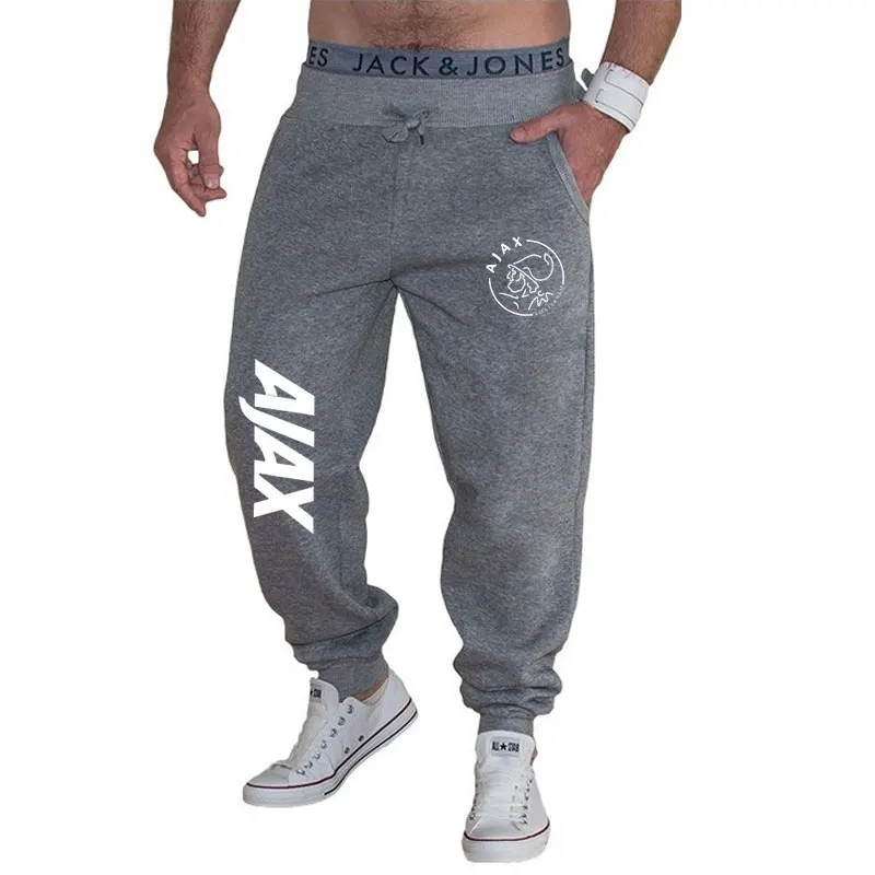 

2021 new fashion AJAX sports pants men's jogging pants sportswear bottoms men's casual pants fitness clothes