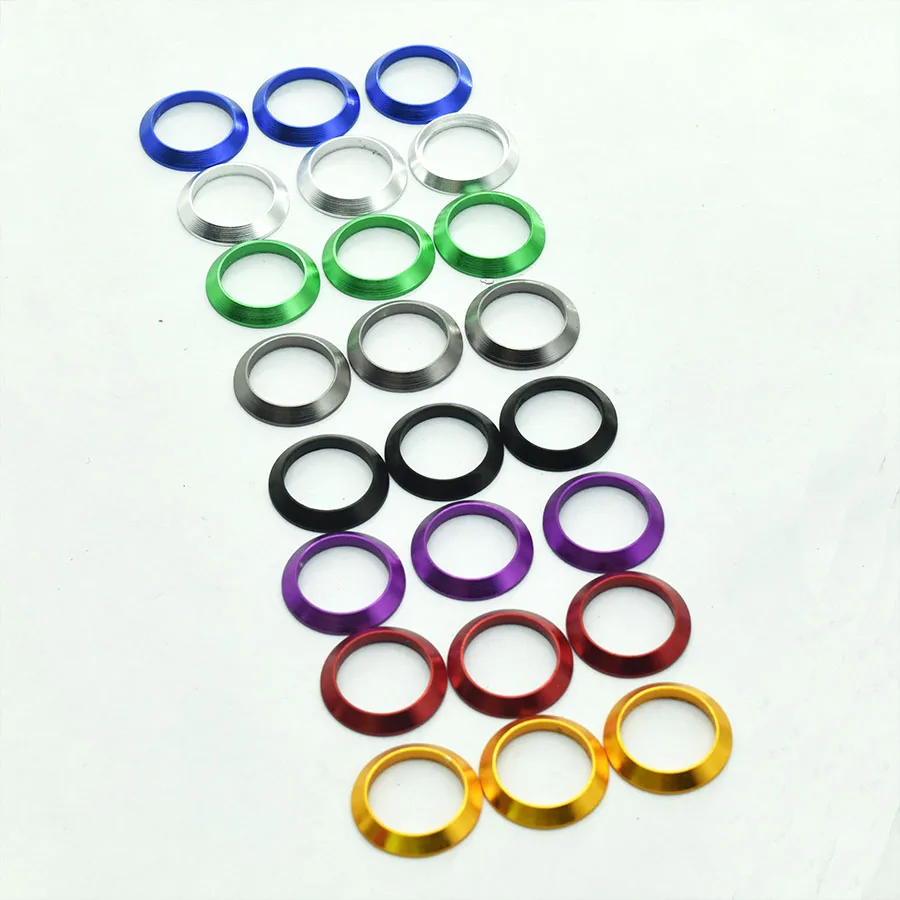 Decorative ring Trim ring for fishing rod   DIY Fishing Rod aluminum part Repair components mix size winding check