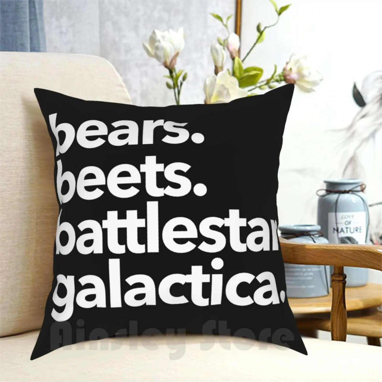 

Медведи. Beets. Battlestar галактика. (Белый вариант) подушка чехол с принтом домашняя обувь из мягкого DIY чехол для подушки в офис Michael