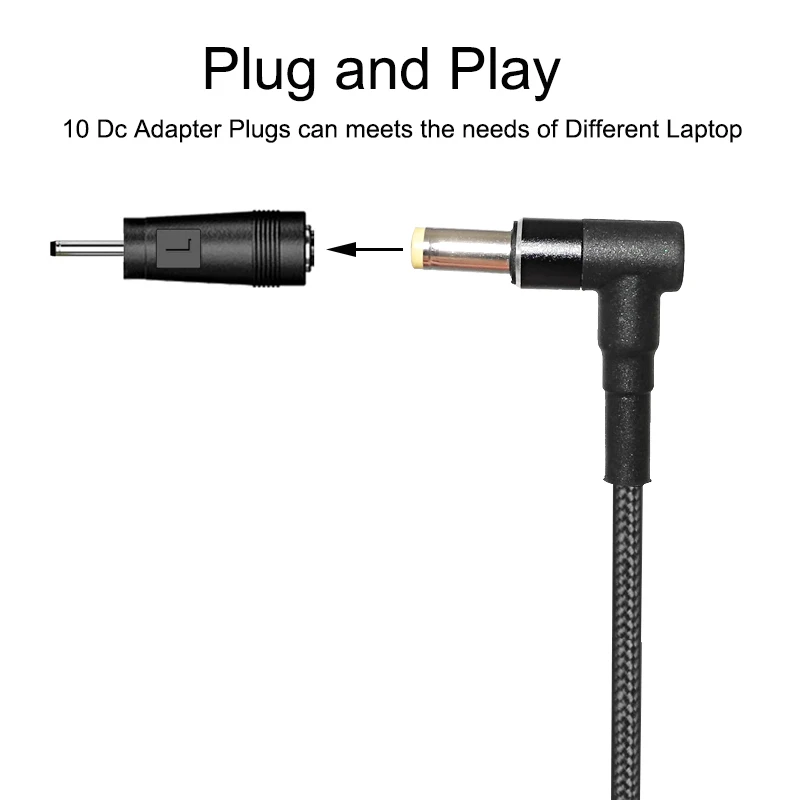 1 8 m 100W USB Type C Кабель адаптер для ноутбука Asus Hp Lenovo к универсальный разъем Jack