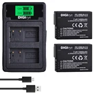 DMW-BLC12 BLC12E BLC12PP BLC12 аккумулятор + умное двойное зарядное устройство USB для Panasonic Lumix FZ1000,FZ200,FZ300,DMC-GX8,G5,G6,G7,GH2