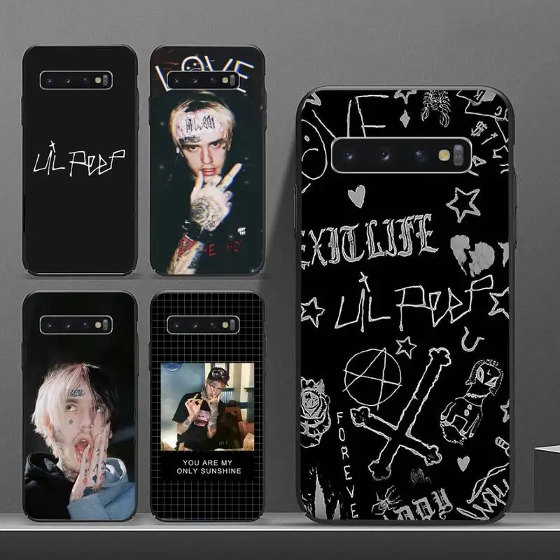 

Lil Peep Lil Bo Peep Soft Phone Case For Samsung galaxy S 8 9 10 20 21 30 A 30 50 51 70 note 10 plus Ultra 5g