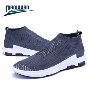 Damyuan 2020 Men Sock Sneakers Breathable Lightweight Lovers Sneaker Walking Jogging Running Tenis Mens Non-Leather Casual Shoes 3