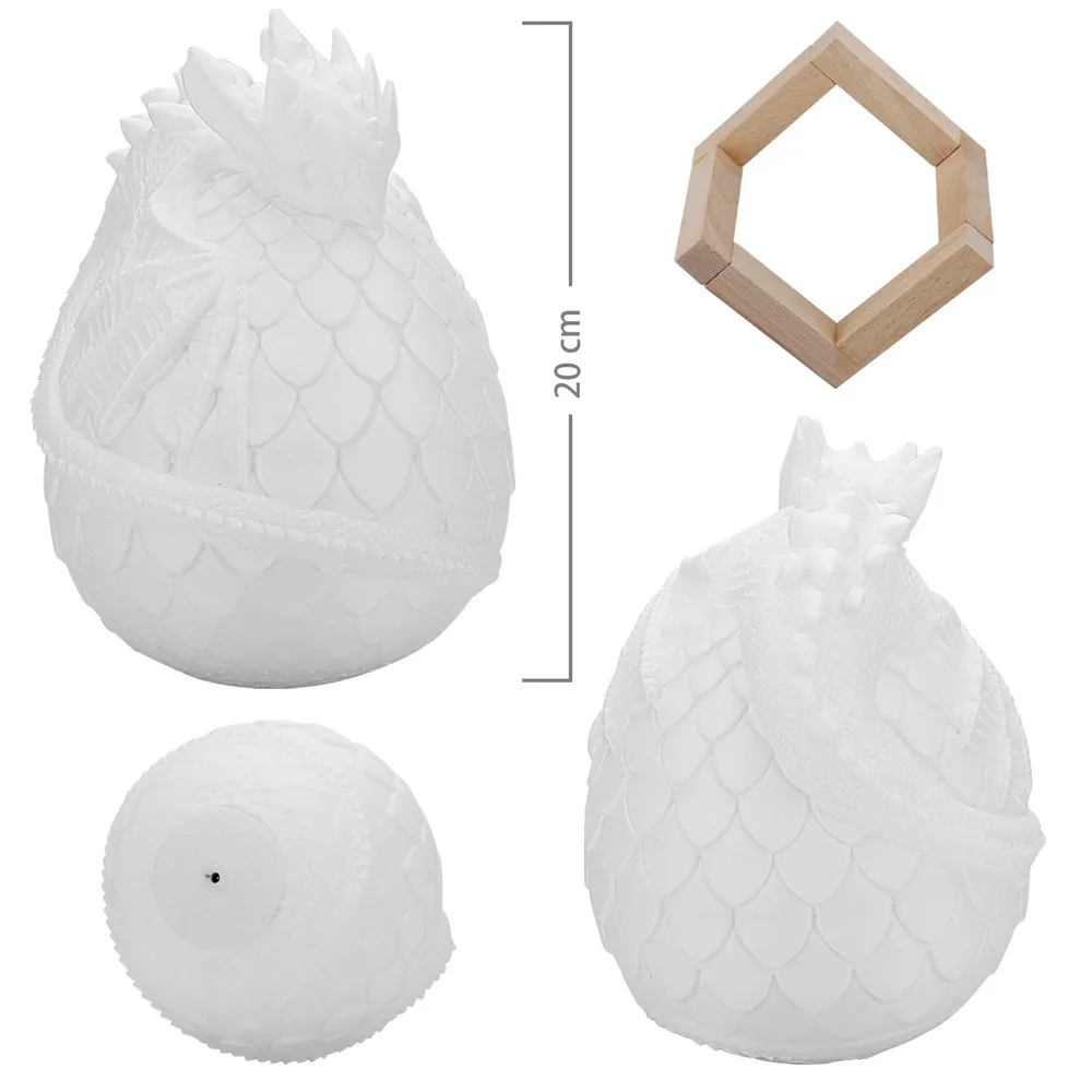 СВЕТОДИОДНЫЙ 3D светильник дракон яйцо принт ночник для детей 16 цветов