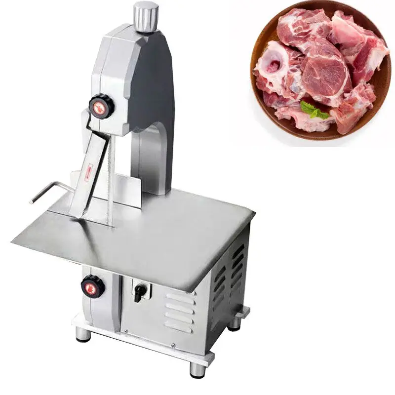 electric commercial bone saw cutter frozen meat slicer machine with blades | Бытовая техника