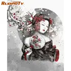 Раскраска по номерам для взрослых, без рамы, Раскраска по номерам Художественные изображения девочек для гостиной, украшение для дома