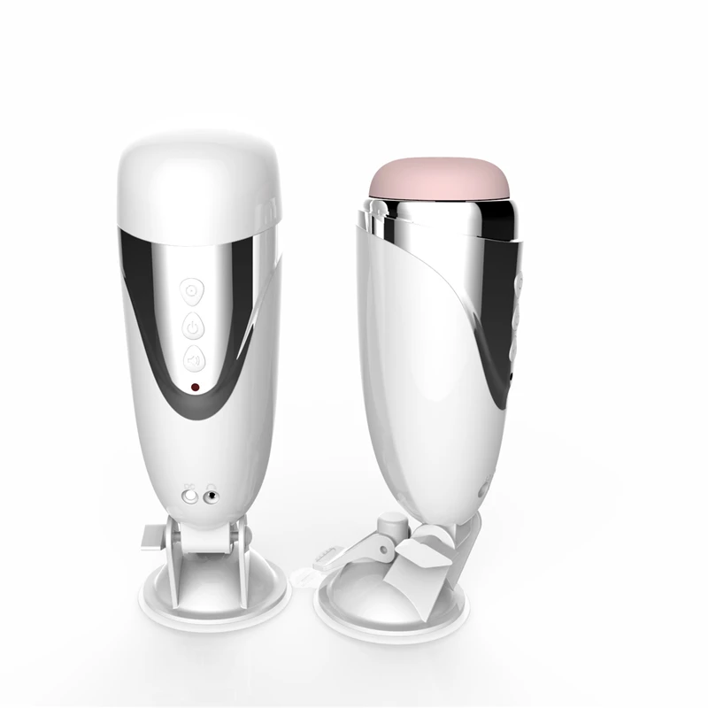 Ten частотная Вибрация Голосовая Вагина мастурбатор для мужчин толкая вращения