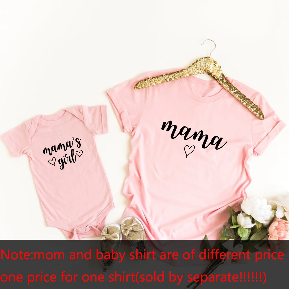 1 шт. футболки Mommy and Me одинаковые для мамы и дочки Suumer Fashion матери дочери футболка