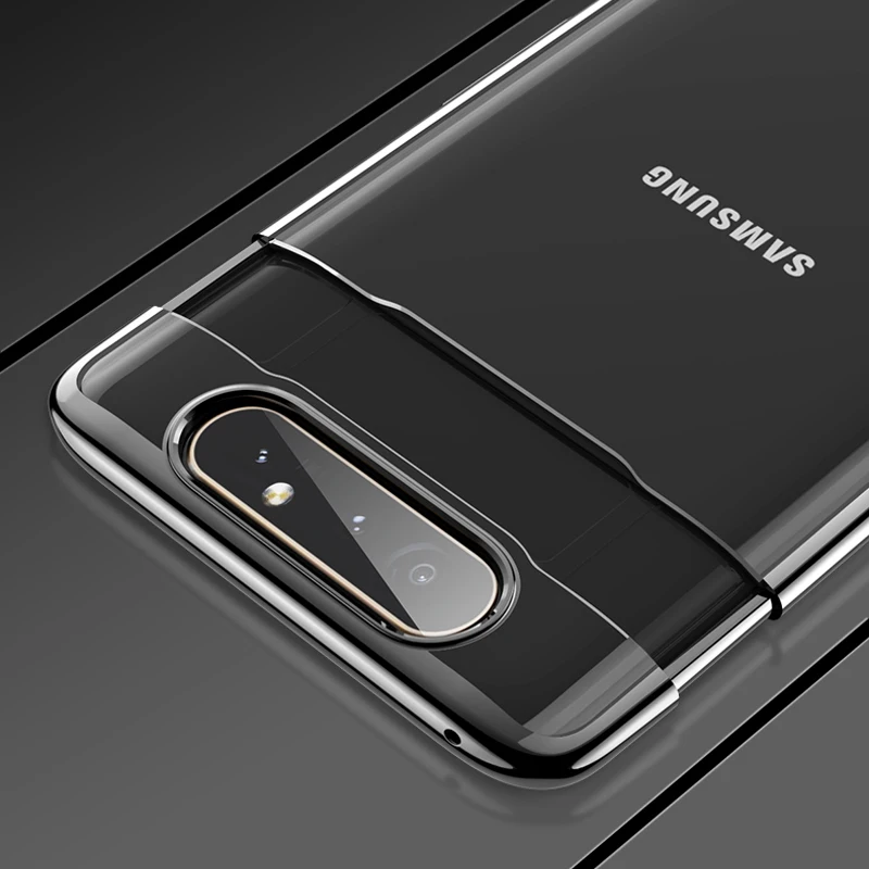 Для samsung A80 прозрачный чехол 3-в-1 защитный бронированный жесткий чехол-накладка для samsung Galaxy A80 прозрачные чехлы для телефона с покрытием