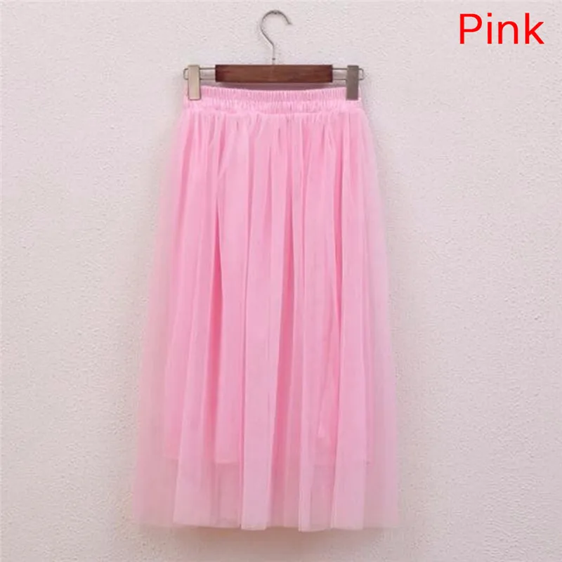 2018 Женская длинная юбка с высокой талией эластичной резинкой на талии летняя
