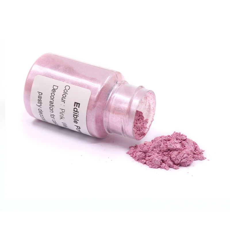 Съедобный пищевой краситель розовый порошок 10 г для выпечки и кондитерских