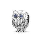 2020 новейшие 925 стерлингового серебра Мудрая сова градация Шарм бусины подходят оригинальный Pandora браслет ожерелье DIY Ювелирные изделия Makin