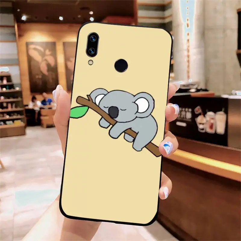 

Animal sleeping koala Phone Case For Xiaomi Redmi note 7 8 9 t max3 s 10 pro lite