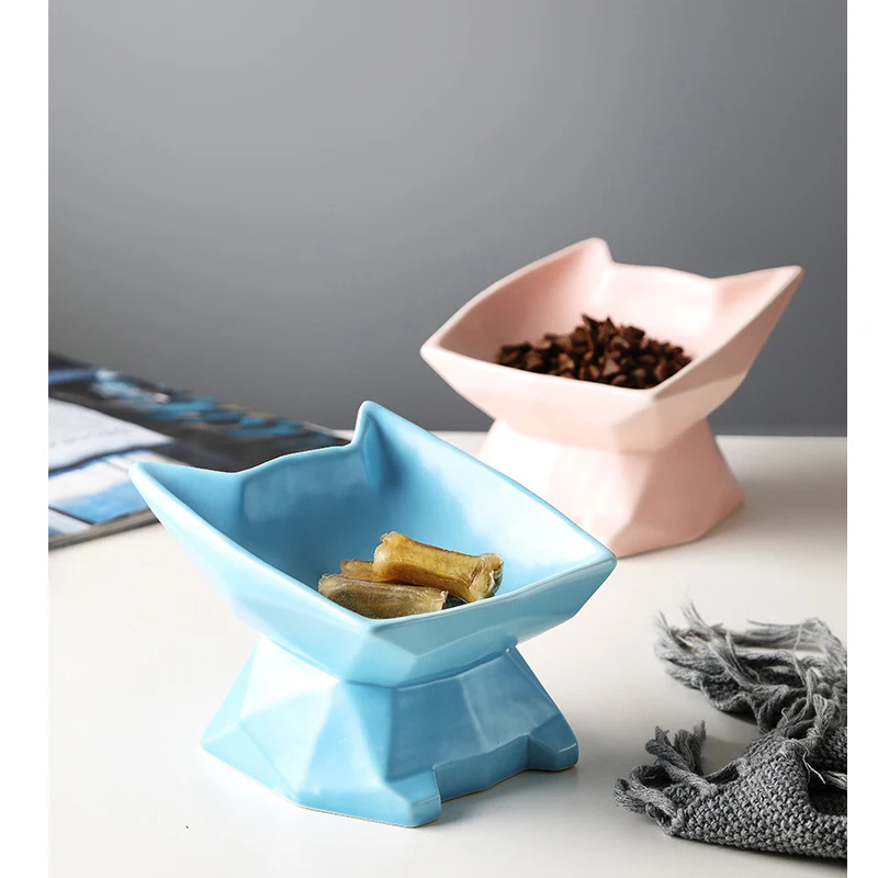 Товары для домашних животных кошек одинарная миска еды собак посуда креативная