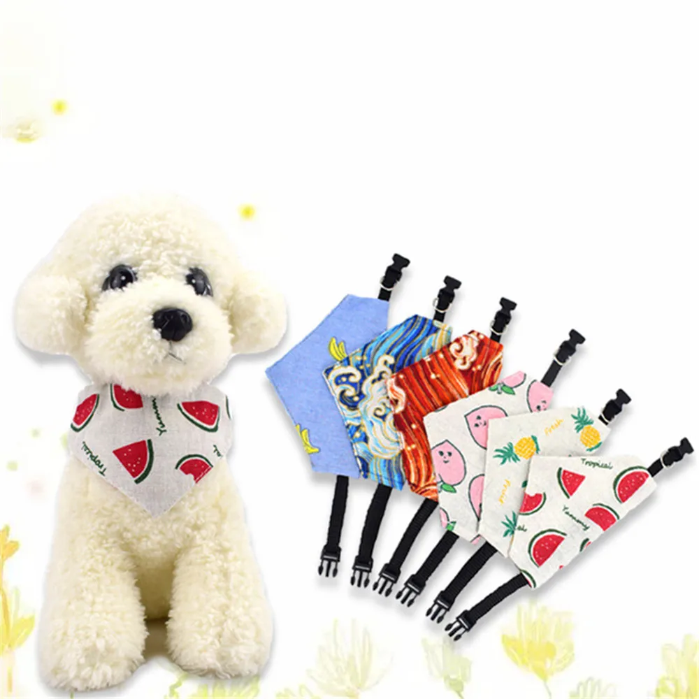 Товары для домашних животных напечатанное слюнявчик полотенце кошек и собак