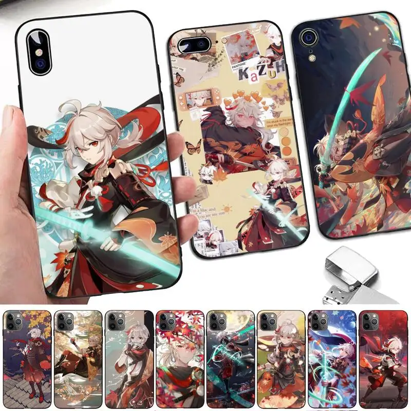 

Genshin Impact Kaedehara Kazuha Phone Case for iphone 13 11 12 13 mini pro XS MAX 8 7 6 6S Plus X 5S SE 2020 XR case