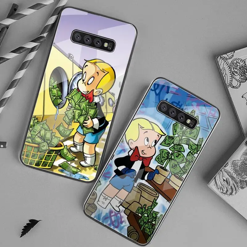 Чехол для телефона из закаленного стекла Samsung S20 Plus S7 S8 S9 S10 Note 8 9 10 | Бамперы