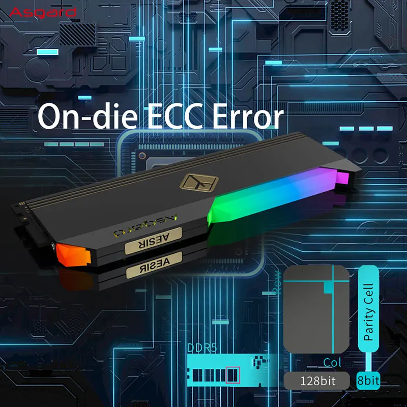 Asgard DDR5 4800 DR5 ОЗУ RGB 16GBX2 МГц оперативная память UDIMM внутренняя для настольного ПК