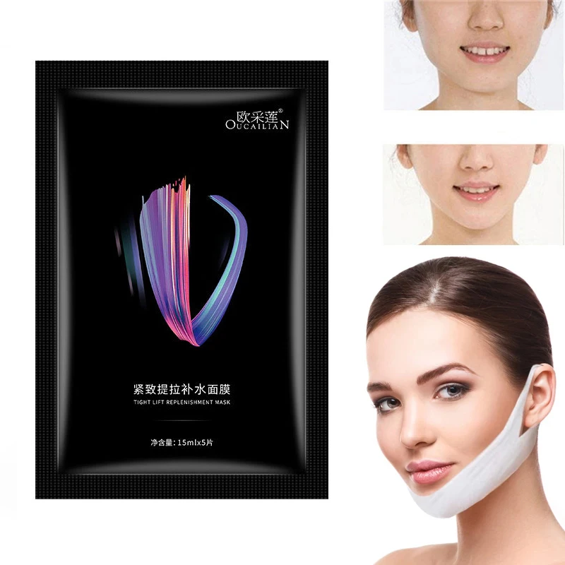 V-образная маска для подтяжки лица снятия двойных отеков и лифтинга инструмент